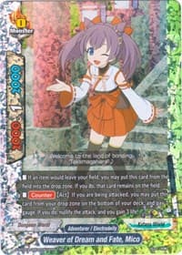 Weaver of Dream and Fate, Mico - Blazing Overclash - Future Card BuddyFight card
