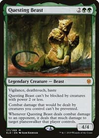 Questing Beast - Throne of Eldraine - Magic: The Gathering card