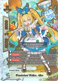 Wonderland Walker, Alice - Blazing Overclash - Future Card BuddyFight card