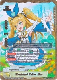 Wonderland Walker, Alice (SP) - Blazing Overclash - Future Card BuddyFight card