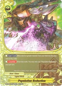 Population Reduction - Blazing Overclash - Future Card BuddyFight card