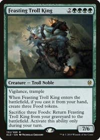 Feasting Troll King - Throne of Eldraine - Magic: The Gathering card