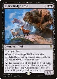 Clackbridge Troll - Throne of Eldraine - Magic: The Gathering card