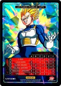 Attack Table: Awakening - Vegeta - Panini: Miscellaneous Cards - Dragon Ball Z TCG card
