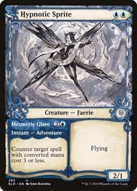 Hypnotic Sprite (Showcase) - Throne of Eldraine - Magic: The Gathering card