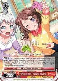 "Origami Fun" Kasumi Toyama - BanG Dream! Girls Band Party! Vol.2 - Weiss Schwarz card