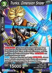 Trunks, Dimension Sniper - Draft Box 04 - Dragon Brawl - Dragon Ball Super: Masters card