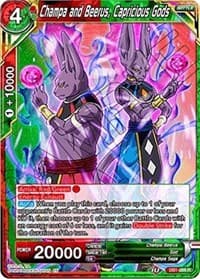 Champa and Beerus, Capricious Gods - Draft Box 04 - Dragon Brawl - Dragon Ball Super: Masters card