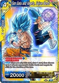 Son Goku and Vegeta, Saiyan Bonds - Draft Box 04 - Dragon Brawl - Dragon Ball Super: Masters card