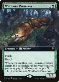 Wildborn Preserver (Extended Art) - Throne of Eldraine - Magic: The Gathering card