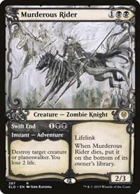 Murderous Rider (Showcase) - Throne of Eldraine - Magic: The Gathering card
