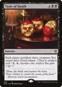 Taste of Death - Throne of Eldraine - Magic: The Gathering card