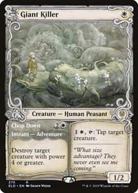 Giant Killer (Showcase) - Throne of Eldraine - Magic: The Gathering card