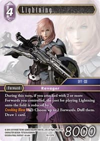 Lightning (Starter) - Opus X - Final Fantasy TCG card