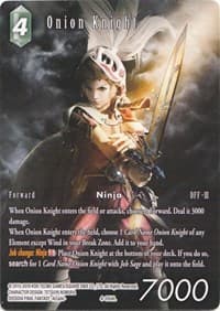 Onion Knight - 4-054L (Full Art) - Deck Exclusive Cards - Final Fantasy TCG card