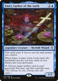 Emry, Lurker of the Loch - Throne of Eldraine - Magic: The Gathering card