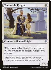 Venerable Knight - Throne of Eldraine - Magic: The Gathering card