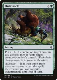 Outmuscle - Throne of Eldraine - Magic: The Gathering card