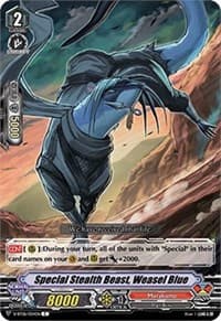 Special Stealth Beast, Weasel Blue - V-BT06: Phantasmal Steed Restoration - Cardfight Vanguard card