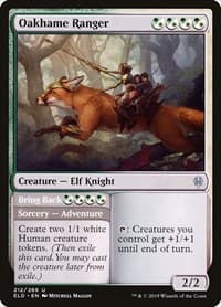Oakhame Ranger - Throne of Eldraine - Magic: The Gathering card