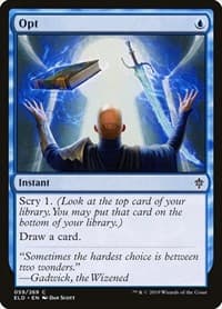 Opt - Throne of Eldraine - Magic: The Gathering card