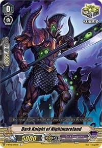 Dark Knight of Nightmareland - V-BT06: Phantasmal Steed Restoration - Cardfight Vanguard card