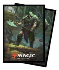 Throne of Eldraine Garruk, Cursed Huntsman Deck Protector sleeves for Magic (100-Pack) - Ultra Pro Card Sleeves - Card Sleeves card