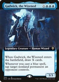 Gadwick, the Wizened (Extended Art) - Throne of Eldraine - Magic: The Gathering card