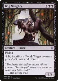 Bog Naughty - Throne of Eldraine - Magic: The Gathering card