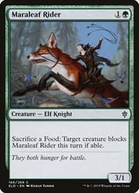 Maraleaf Rider - Throne of Eldraine - Magic: The Gathering card