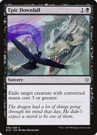 Epic Downfall - Throne of Eldraine - Magic: The Gathering card