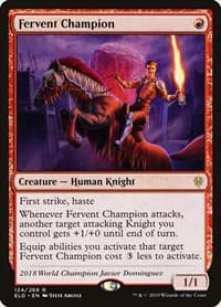 Fervent Champion - Throne of Eldraine - Magic: The Gathering card