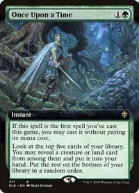 Once Upon a Time (Extended Art) - Throne of Eldraine - Magic: The Gathering card