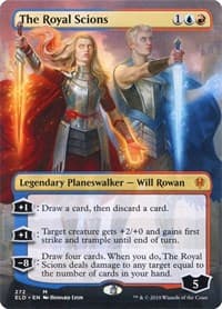 The Royal Scions (Borderless) - Throne of Eldraine - Magic: The Gathering card