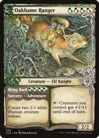 Oakhame Ranger (Showcase) - Throne of Eldraine - Magic: The Gathering card