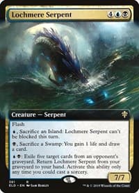 Lochmere Serpent (Extended Art) - Throne of Eldraine - Magic: The Gathering card