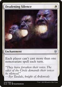 Deafening Silence - Throne of Eldraine - Magic: The Gathering card