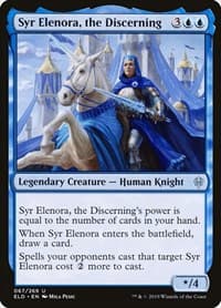 Syr Elenora, the Discerning - Throne of Eldraine - Magic: The Gathering card