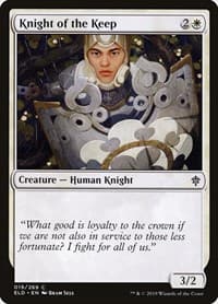 Knight of the Keep - Throne of Eldraine - Magic: The Gathering card
