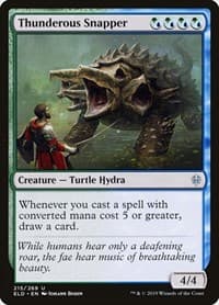 Thunderous Snapper - Throne of Eldraine - Magic: The Gathering card