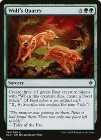 Wolf's Quarry - Throne of Eldraine - Magic: The Gathering card