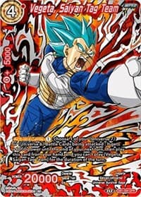 Vegeta, Saiyan Tag Team - Draft Box 04 - Dragon Brawl - Dragon Ball Super: Masters card