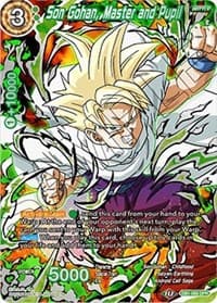 Son Gohan, Master and Pupil - Draft Box 04 - Dragon Brawl - Dragon Ball Super: Masters card