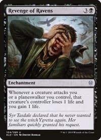 Revenge of Ravens - Throne of Eldraine - Magic: The Gathering card