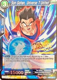Son Gohan, Universe 7 United (Dragon Brawl Draft Tournament Gold Stamped) - Promotion Cards - Dragon Ball Super: Masters card
