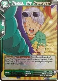 Trunks, the Prankster (Dragon Brawl Draft Tournament Gold Stamped) - Promotion Cards - Dragon Ball Super: Masters card