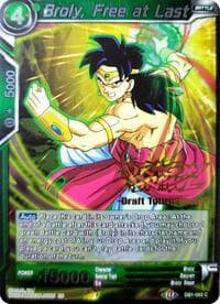 Broly, Free at Last (Dragon Brawl Draft Tournament Gold Stamped) - Promotion Cards - Dragon Ball Super: Masters card