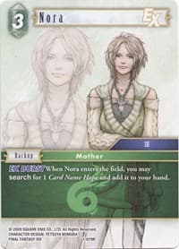 Nora EX - 1-079R - Deck Exclusive Cards - Final Fantasy TCG card