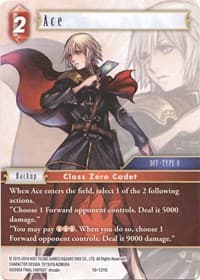Ace (Starter) - Opus X - Final Fantasy TCG card