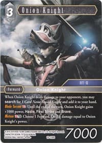 Onion Knight (Starter) - Opus X - Final Fantasy TCG card